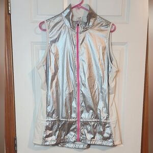 rare Victoria's Secret VSX sport laser cut windbreaker vest size L